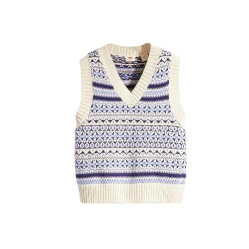 Women's Brynn Sweater Vest Multi-Color, Syneve Fairisle Sunn, XS