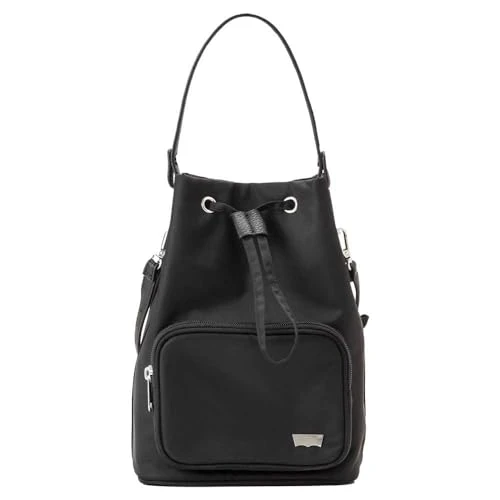 Women's Bucket Bag, Regular Black, UN
