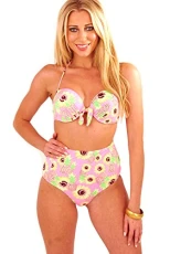 Womens Bustier Bikini Set