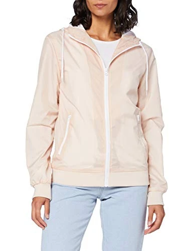 Women's By130-ladies Windrunner Windbreaker, Light Pink/White, 5XL