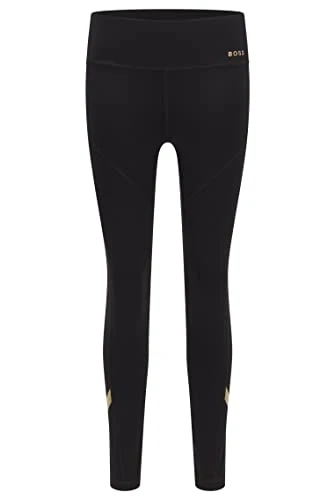 Womens C EAME Leggings with Gold-Effect Details and Hidden Pocket