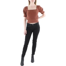 Women's Caballo Mozart Square Neck Sweater, Casablanca, Small Women's Caballo Mozart Square Neck Sweater, Casablanca, Small