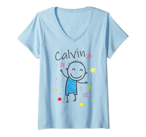 Womens Calvin V-Neck T-Shirt