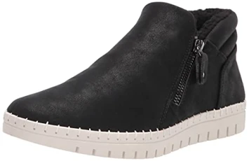 Women's Camberly Sport Bootie Ankle Boot, Black Matte W/Fleece, 6.5 X-Wide