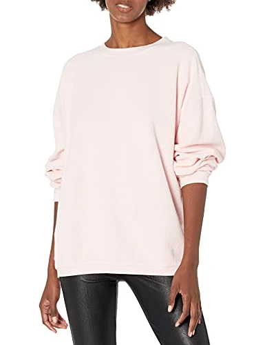 Women's Camden Crew Neck Sweatshirt, Millennial Pink, Small