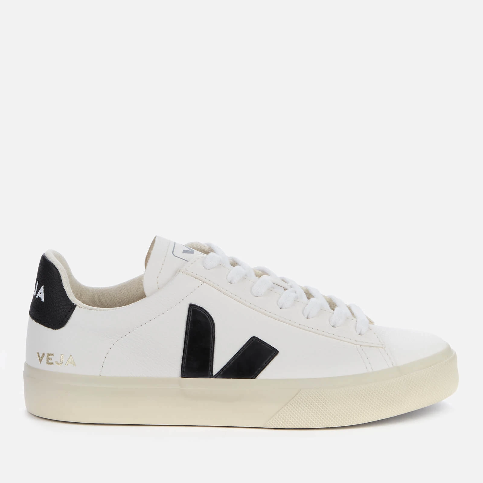 Womens Campo Chrome Free Leather Trainers - White