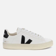 Womens Campo Chrome Free Leather Trainers - White