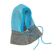 Women's Candy Color Multifunctional Knitted Hat Winter Warm Hooded Scarf(Light Blue) Women's Candy Color Multifunctional Knitted Hat Winter Warm Hooded Scarf(Light Blue)