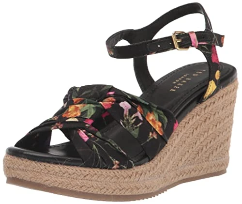 Women's Carda Espadrille Wedge Sandal, Gold, 10