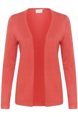Women's Cardigan Long Sleeves Regular Fit Open Front Hip Length Sweater, Cayenne, M Women's Cardigan Long Sleeves Regular Fit Open Front Hip Length Sweater, Cayenne, M