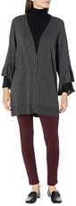 Women's Cardigan Sweater, Heather Charcoal, Medium Women's Cardigan Sweater, Heather Charcoal, Medium