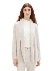 Women's Cardigan with Shawl Collar, 32398-clouds Grey Melange, L Women's Cardigan with Shawl Collar, 32398-clouds Grey Melange, L