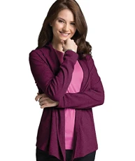 Women's Cardigan Wrap, Berry, X-Large Women's Cardigan Wrap, Berry, X-Large