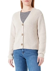 Women's Cardigans Long Sleeve Sweater, White, M Women's Cardigans Long Sleeve Sweater, White, M