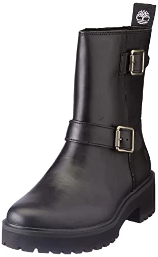 Women's Carnaby Cool Biker Boot Ankle, Jet Black, 6 UK