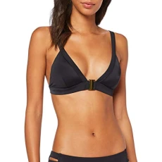 Women's Casablanca Haut Maillot De Bain Bikini, Black (Black V00), 135 (Manufacturer size: L 44/46) Women's Casablanca Haut Maillot De Bain Bikini, Black (Black V00), 135 (Manufacturer size: L 44/46)