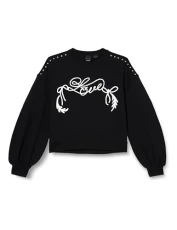 Women's Ceresole 1 Sweatshirt with Print and Appliques, Z99_black Limousine, M Women's Ceresole 1 Sweatshirt with Print and Appliques, Z99_black Limousine, M