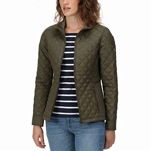 Womens Charleigh Quilted Insulated Jacket - Grapeleaf - 10