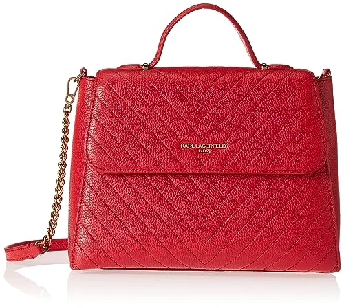 Women's Charlotte Satchel Shoulder Bag, Crimson, One Size