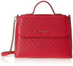 Women's Charlotte Satchel Shoulder Bag, Crimson, One Size Women's Charlotte Satchel Shoulder Bag, Crimson, One Size