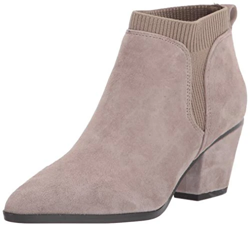 Women's Chelsea Boot, Stone Suede Leather, 6 UK