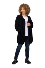 Women's Chenille, Long-Strickjacke Cardigan Sweater, Navy, 16-18 Women's Chenille, Long-Strickjacke Cardigan Sweater, Navy, 16-18
