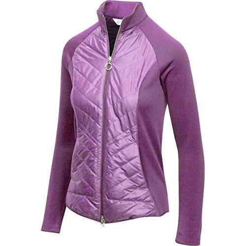 Women's Chevron Quilted Cire Jacket, Bloom, Large