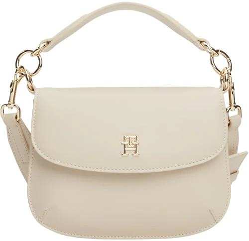 Women's Chic Crossbody Bag with Handle, Beige (Classic Beige), One Size