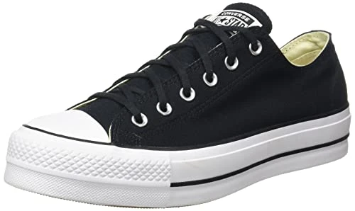 Women's Chuck Taylor All Star Lift Gymnastics Shoe, Black/White/White, 11 UK