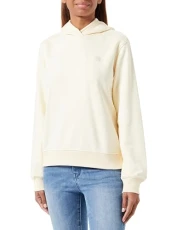 Women's CK Embro Badge Regular Hoodie J20J223227, Vanilla, M Women's CK Embro Badge Regular Hoodie J20J223227, Vanilla, M