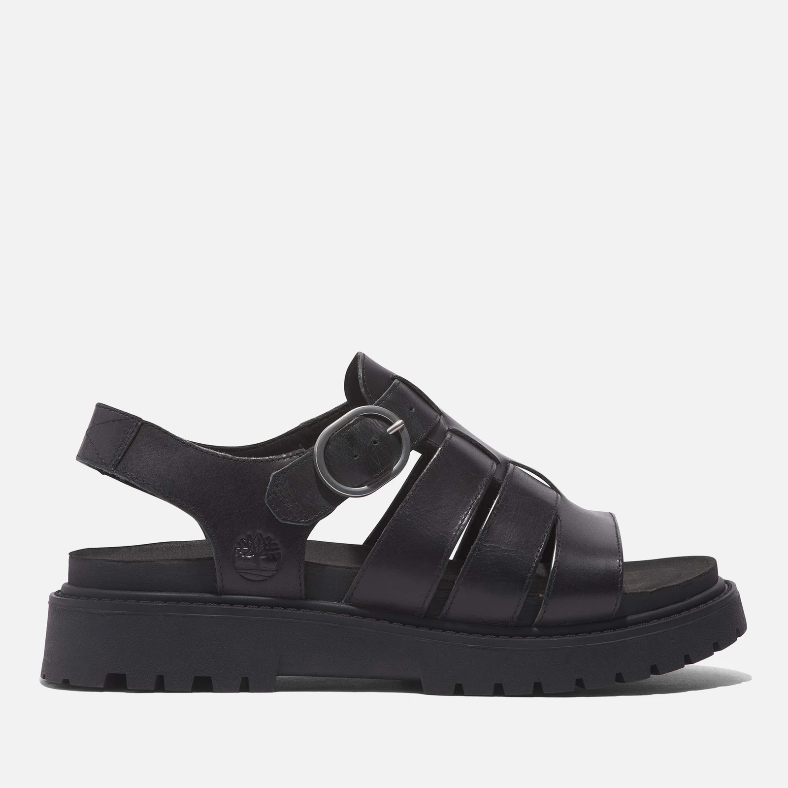 Womens Clairemont Way Leather Fisherman Sandals - Black