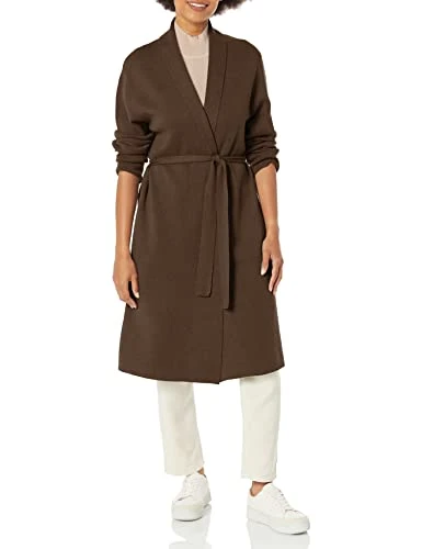 Women's Clarissa Cardi Long Sleeve Sweater, Ground Coffee, L