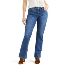 Women's Classic Bootcut Jeans, Lapis Awe, 32W / 32L