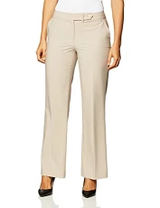 Women's Classic Fit Straight Leg Lux Suit Pant Business Casual, Khaki, 8 Women's Classic Fit Straight Leg Lux Suit Pant Business Casual, Khaki, 8