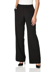 Women's Classic Fit Straight Leg Lux Suit Pant Business Casual, Real Black, 16 Women's Classic Fit Straight Leg Lux Suit Pant Business Casual, Real Black, 16