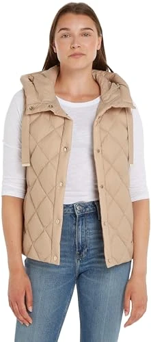 Women's CLASSIC LW DOWN QUILTED VEST Beige XXL