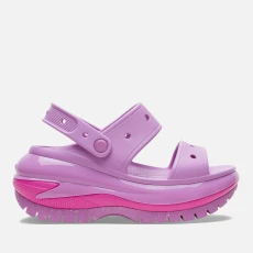 Womens Classic Mega Crush Rubber Sandals - Pink