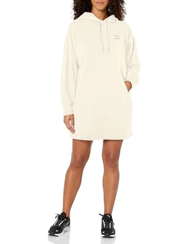 Women's Classics Fleece Hooded Dress, No Color, L
