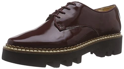 Women's Claybourne Derbys, Red Bordo 40, 5.5 UK