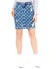 Women's Cleo Midi Skirt, Multicolour (Starry Indigo Srri), 6 (Size: 25)