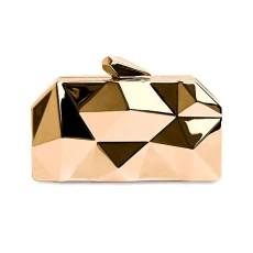 Womens Clutch Bag Evening Bag Shoulder Handbags Purse Metallic Shiny Handbag With Chain Strap for Wedding Bridal Engagement Prom Cocktail Party Elegant Ladies