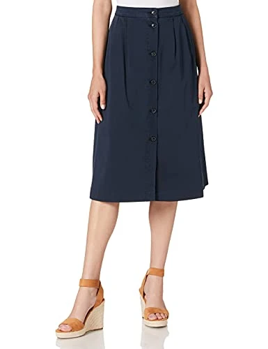 Women's CO MODERN CHINO MIDI SKIRT Skirt, Desert Sky, 34