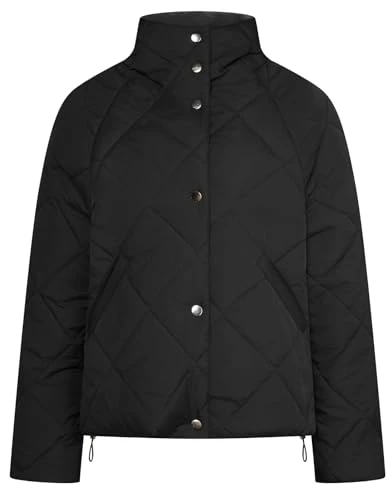 Women's Coat Winter Warm Thick Winter Coat Long Sleeve Winter Jacket XXL Black-1