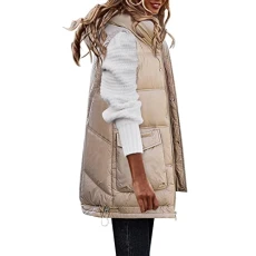 Womens Coats Size 18 Plus Size Winter Hoodie Lightweight Fleece Lined Christmas Gifts for Her Womens Quilted Puffer Extra Long Coat for Winter with Fixed Hood Holiday Essentials