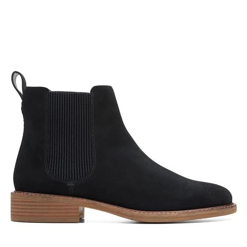 Women's Cologne Arlo 3 Chelsea Boot, Black Suede, 6.5 UK