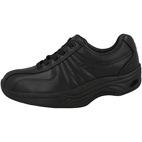 Women's Comfort Step casual Lace-Up Black 9100215 5.5 UK