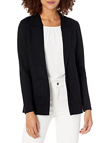 Women's Comfy Viscose Blend Cardigan Sweater, Black, x-Small