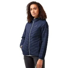 Women's CompressLite Hooded Quilted Jacket, Navy Blue, 12 Women's CompressLite Hooded Quilted Jacket, Navy Blue, 12
