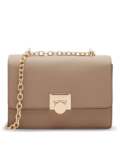 Women's Convertible Flap Shoulder Bag, Truffle, S