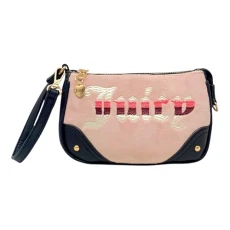 Women's Convertible Wristlet, Dusty Blush/Chocolate Retro, One Size